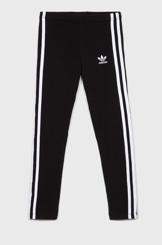 czarny adidas Originals - Legginsy dziecięce 128-170 cm ED7820 Dziewczęcy