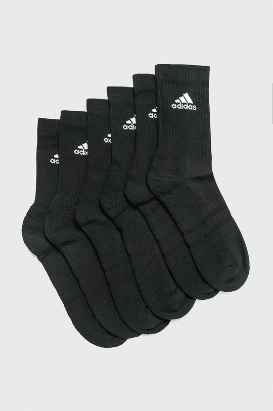 czarny adidas Performance - Skarpety (6 pack) DZ9354 Męski