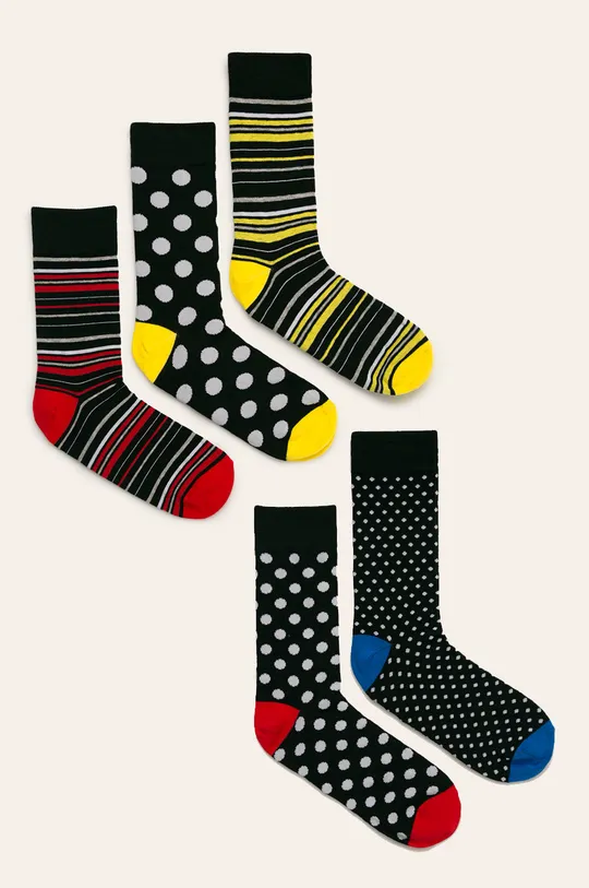 viacfarebná Brave Soul - Ponožky (5-pak) Pánsky