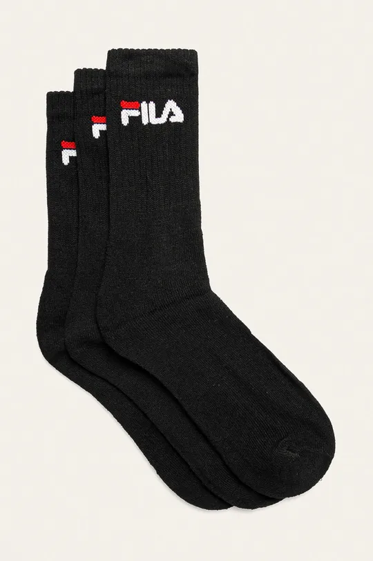 čierna Fila - Ponožky (3-pak) Pánsky