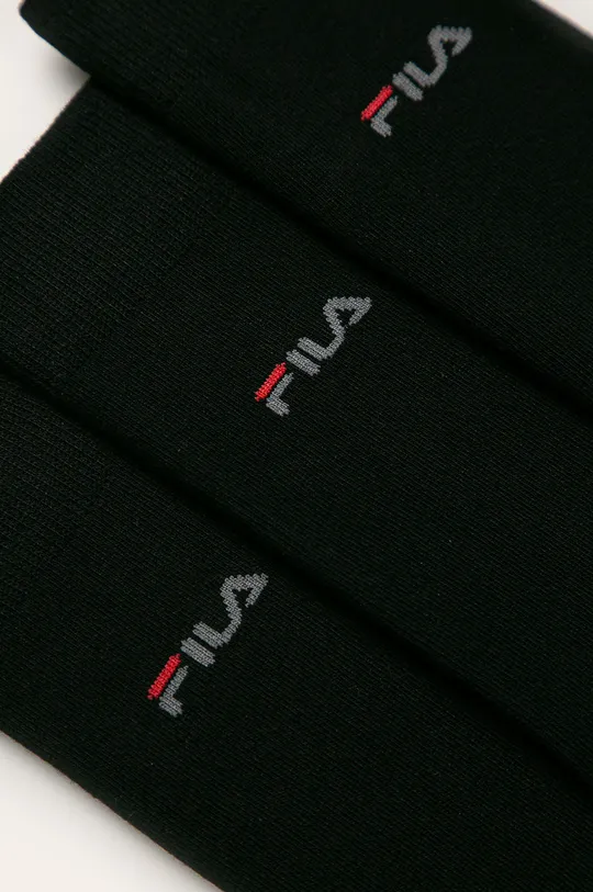 Fila - Κάλτσες (3 pack) μαύρο