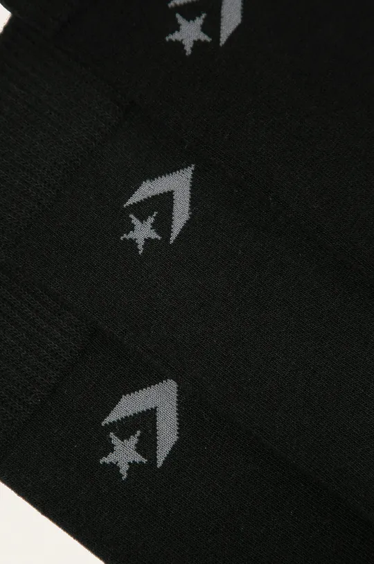Converse - Ponožky (3-pak) čierna