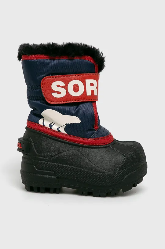 σκούρο μπλε Sorel - Παιδικές μπότες χιονιού Snow Commander Για αγόρια