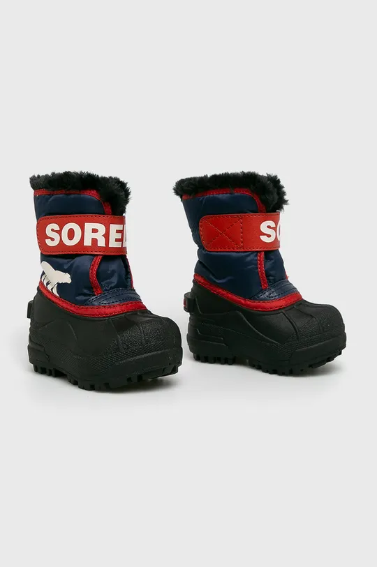 Sorel - Дитячі чоботи Snow Commander темно-синій
