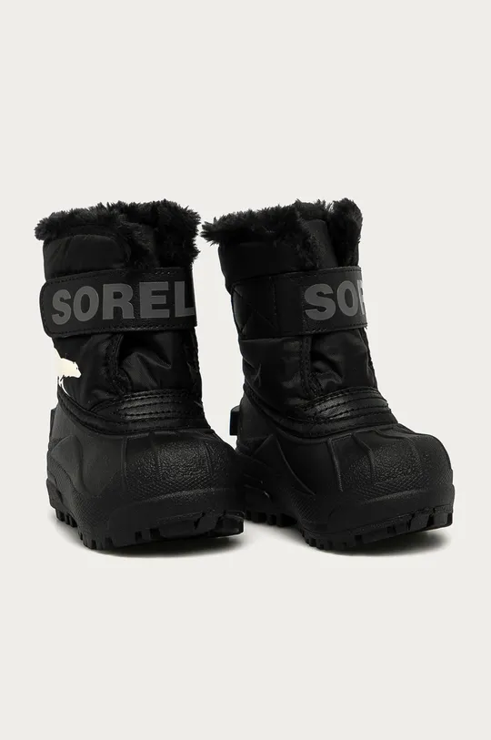 crna Sorel - Dječje čizme za snijeg Snow Commander Za dječake