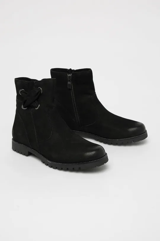 Caprice - Členkové topánky čierna