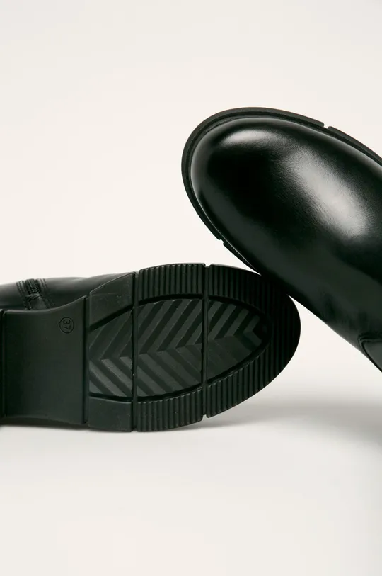 чорний Caprice - Шкіряні чоботи