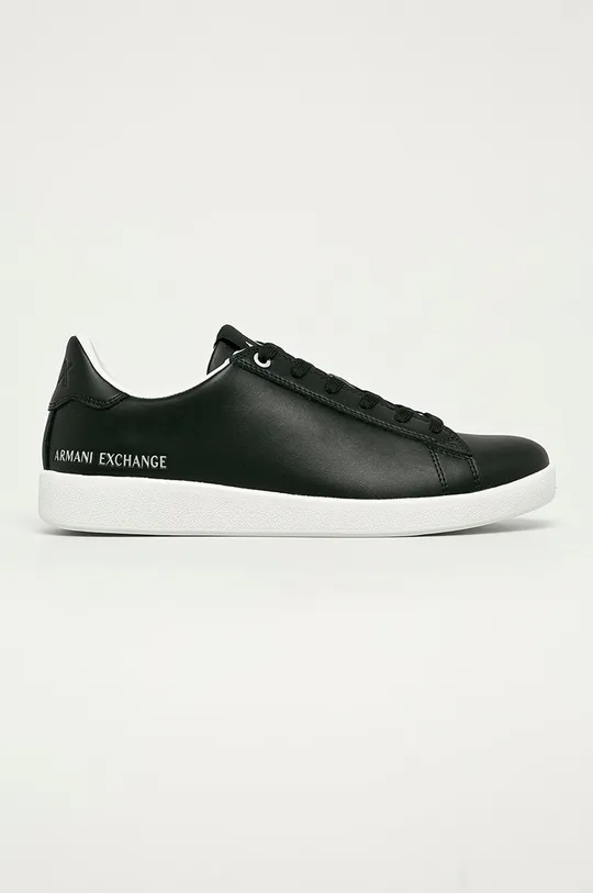 fekete Armani Exchange - Bőr cipő Női