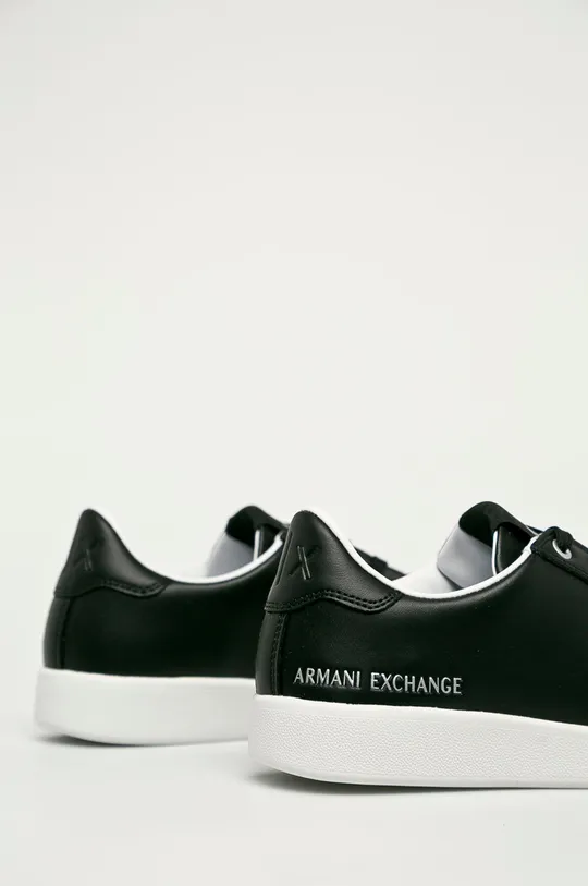 Armani Exchange - Kožená obuv  Zvršok: Prírodná koža Vnútro: Syntetická látka, Textil