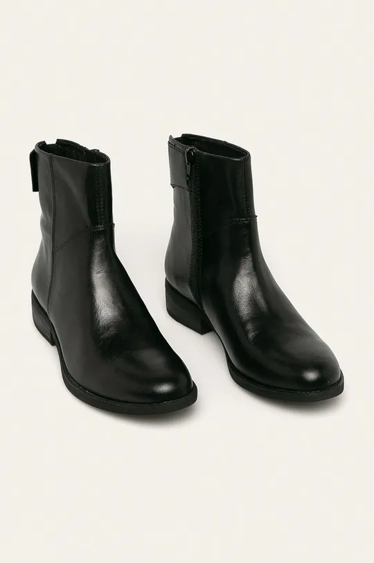 Vagabond Shoemakers - Kožené členkové topánky Cary čierna