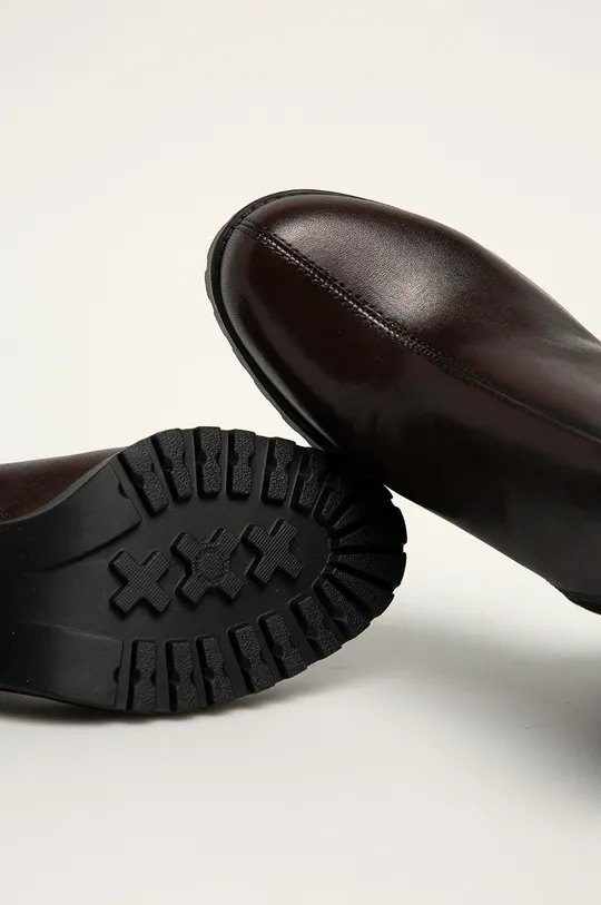 hnedá Vagabond Shoemakers - Kožené členkové topánky Grace