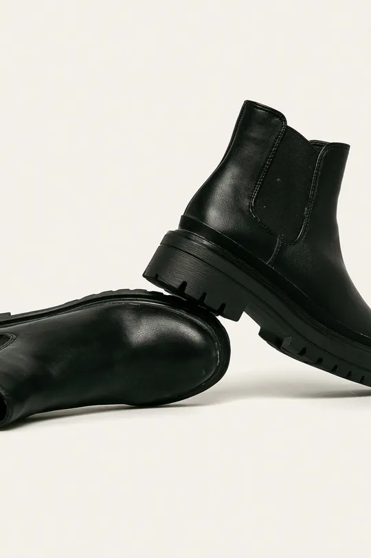 čierna Steve Madden - Členkové topánky