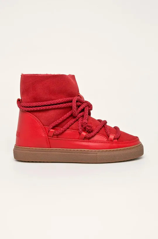 κόκκινο Inuikii Δερμάτινες μπότες χιονιού Γυναικεία