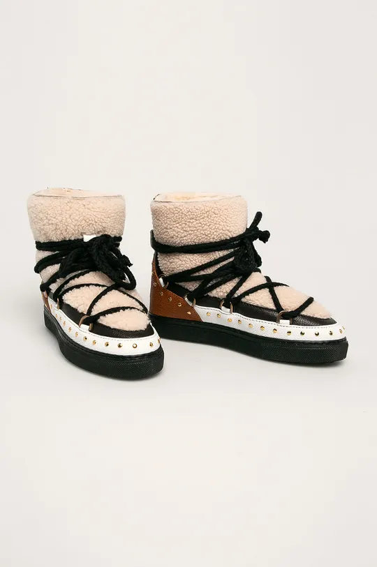 Inuikii - Kožne čizme za snijeg bež