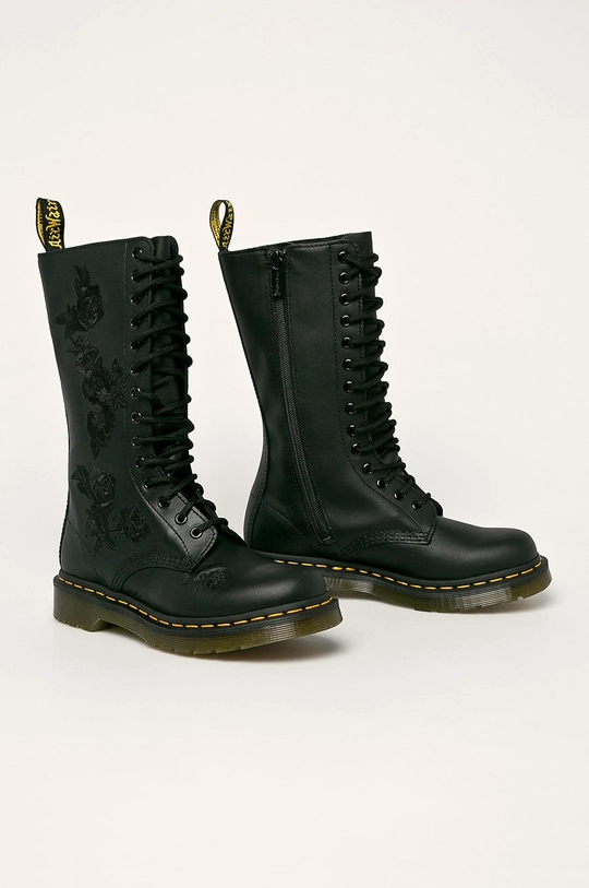 Dr. Martens - Workery skórzane czarny