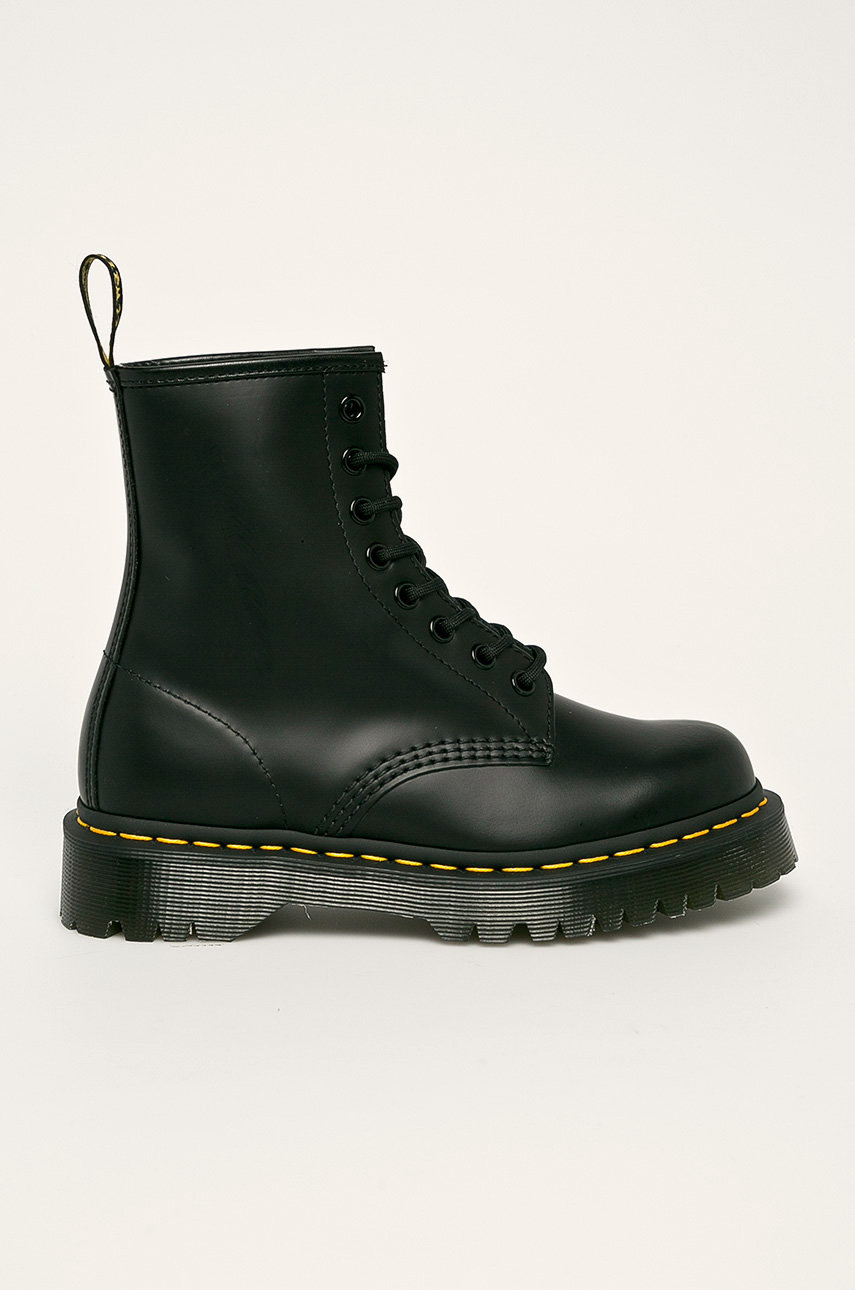 negru Dr Martens botine De femei