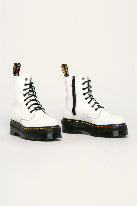 Dr Martens - Δερμάτινα workers Jadon Polished Smooth DM15265100 λευκό AA00