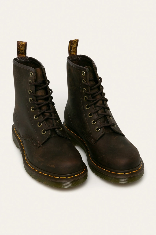 Кожаные полусапоги Dr. Martens 1460 коричневый