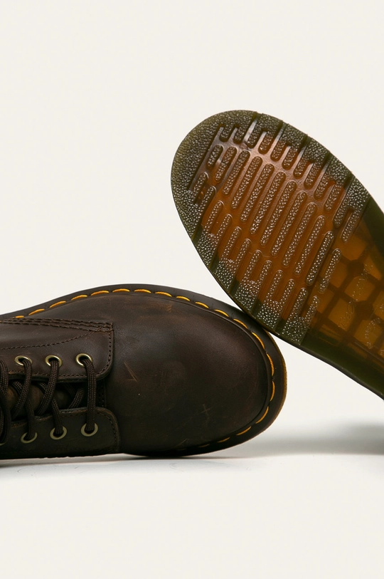 brązowy Dr. Martens workery skórzane 1460