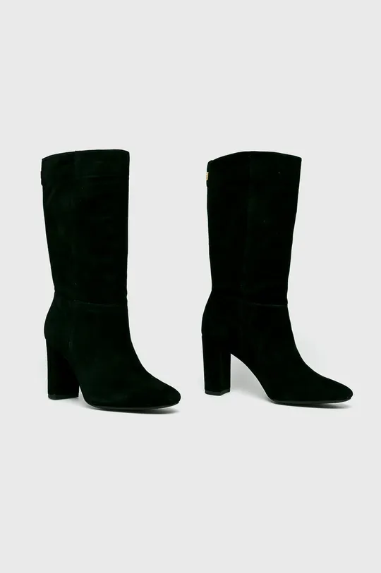 Lauren Ralph Lauren - Členkové topánky Artizan čierna