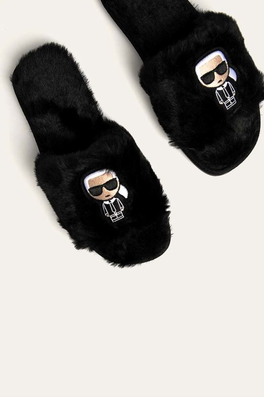 Karl Lagerfeld - Papuci de casa negru