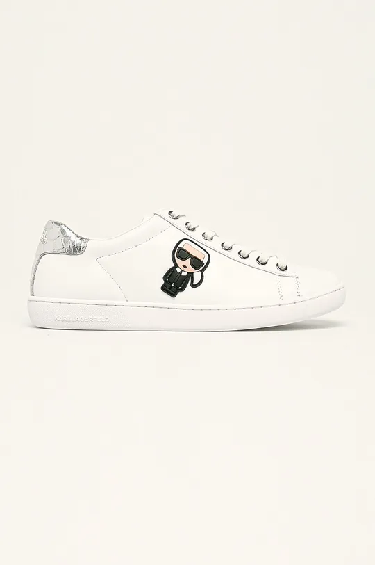 biały Karl Lagerfeld - Buty KL61230 Damski