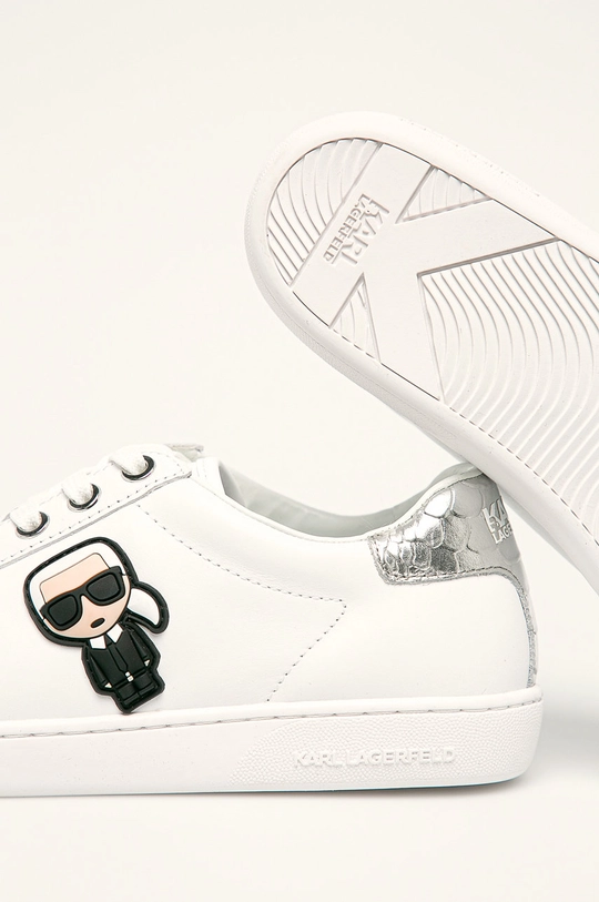 biały Karl Lagerfeld - Buty KL61230