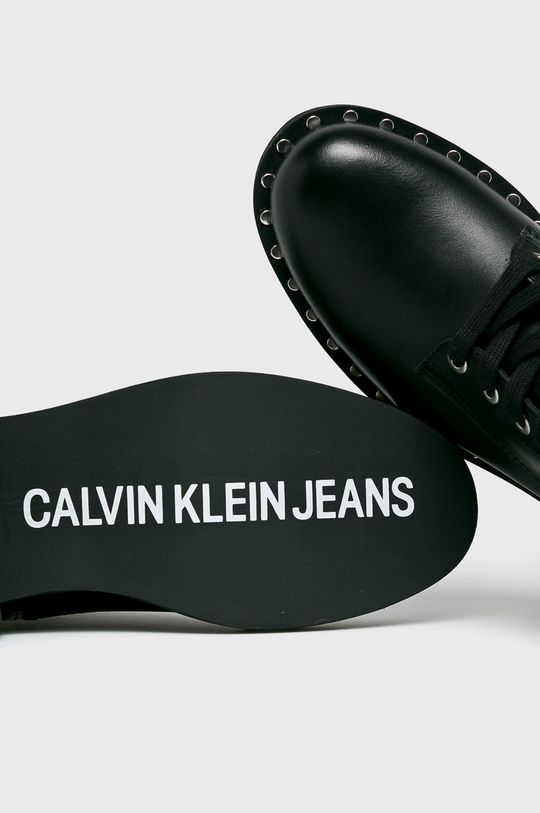 čierna Calvin Klein Jeans - Členkové topánky