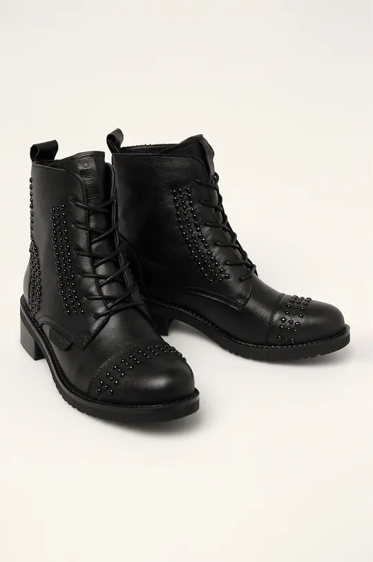 Big Star - Členkové topánky čierna