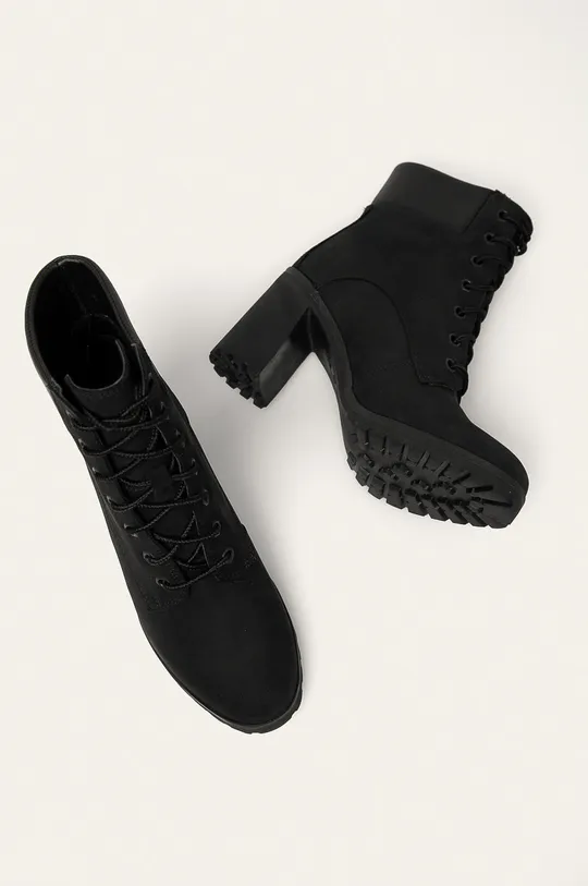 black Timberland leather ankle boots Allington