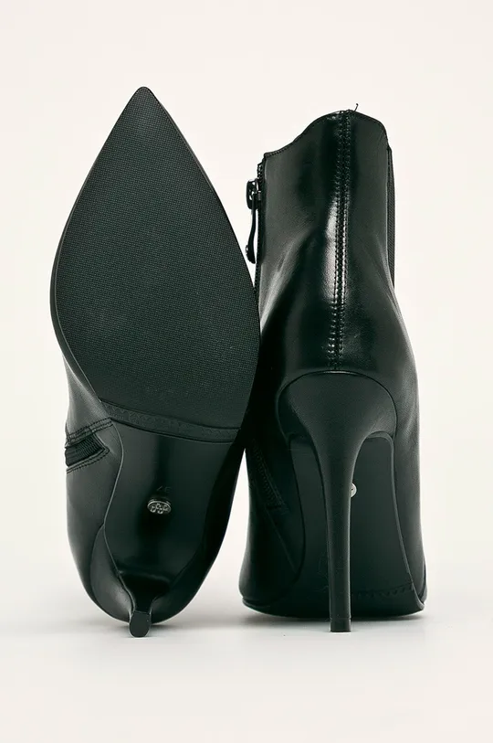 čierna Solo Femme - Členkové topánky