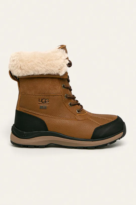 brązowy UGG śniegowce Adirondack Boot III Damski