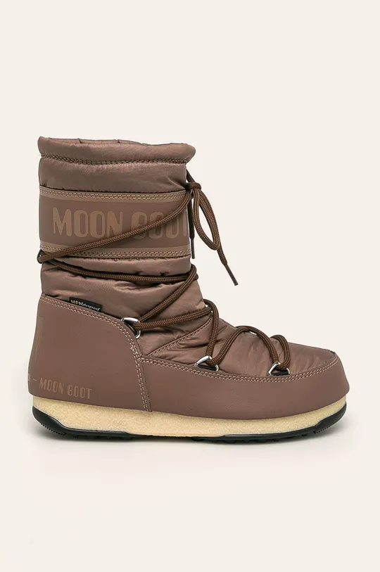 hnědá Sněhule Moon Boot Mid Nylon WP Dámský