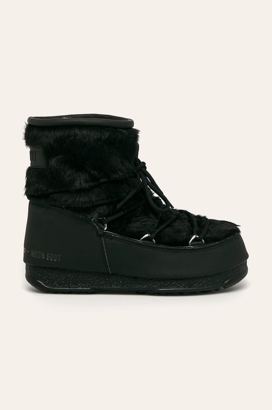 чорний Moon Boot Зимові чоботи Monaco Low Fur Wp 2 Жіночий