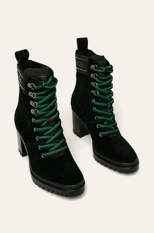 Tommy Hilfiger - Členkové topánky čierna