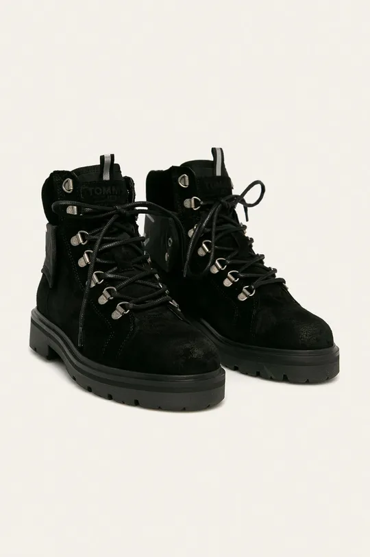 Tommy Jeans - Členkové topánky čierna