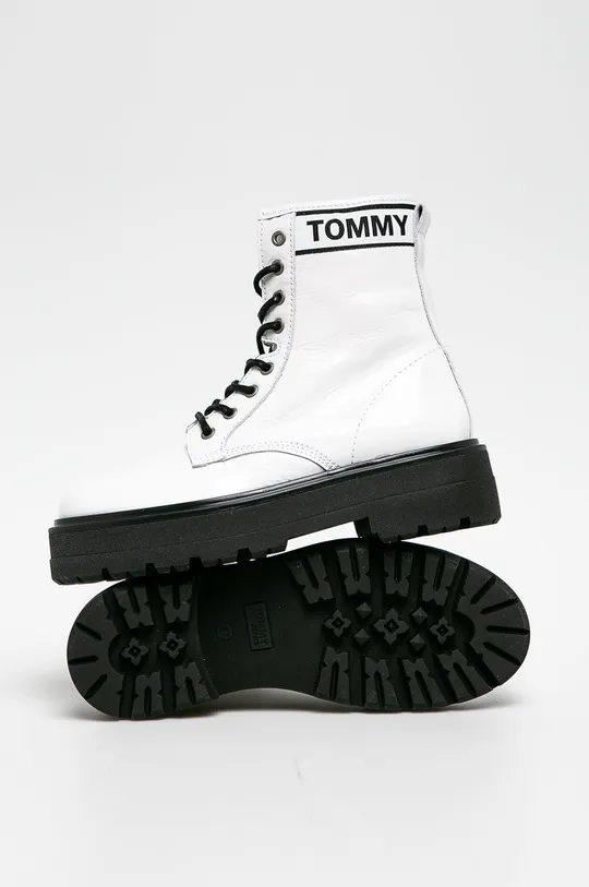 fehér Tommy Jeans - Bokacsizma