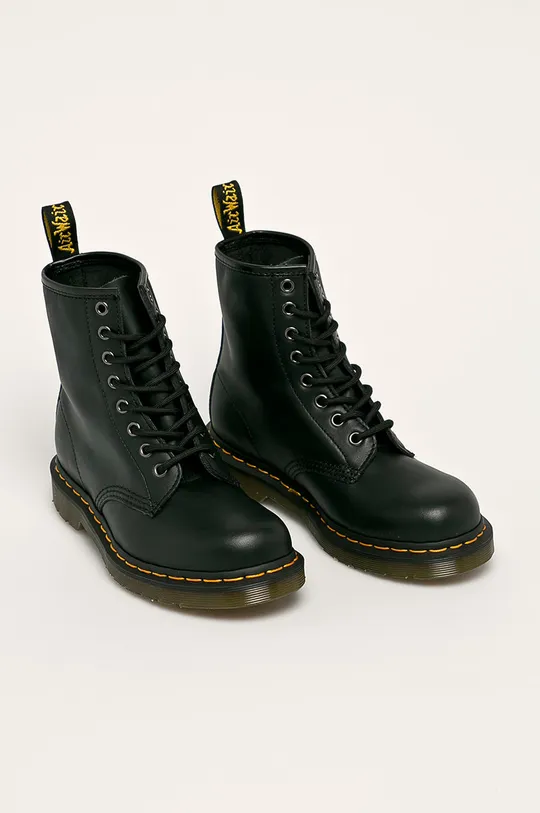 Dr. Martens leather biker boots 1460 Nappa black