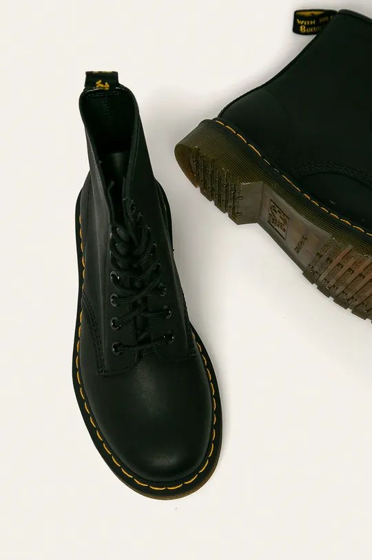 чёрный Dr Martens - Кожаные ботинки
