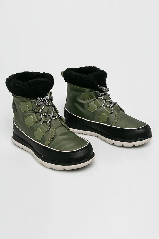 Sorel Зимові чоботи Sorel Explorel Carnival зелений