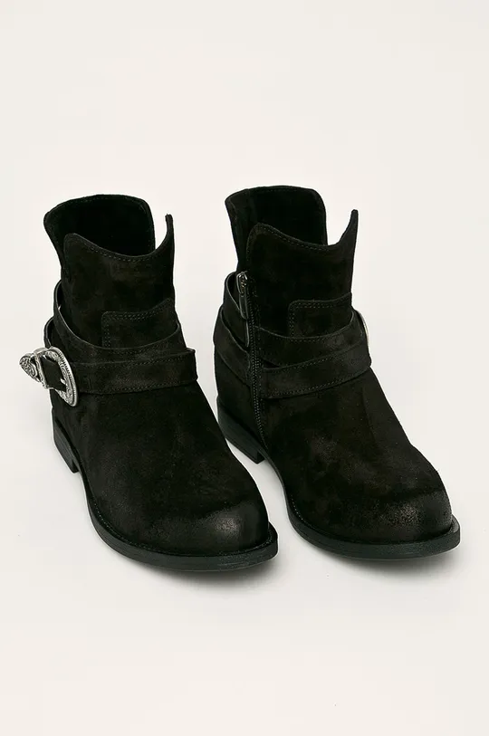 Badura - Шкіряні черевики чорний