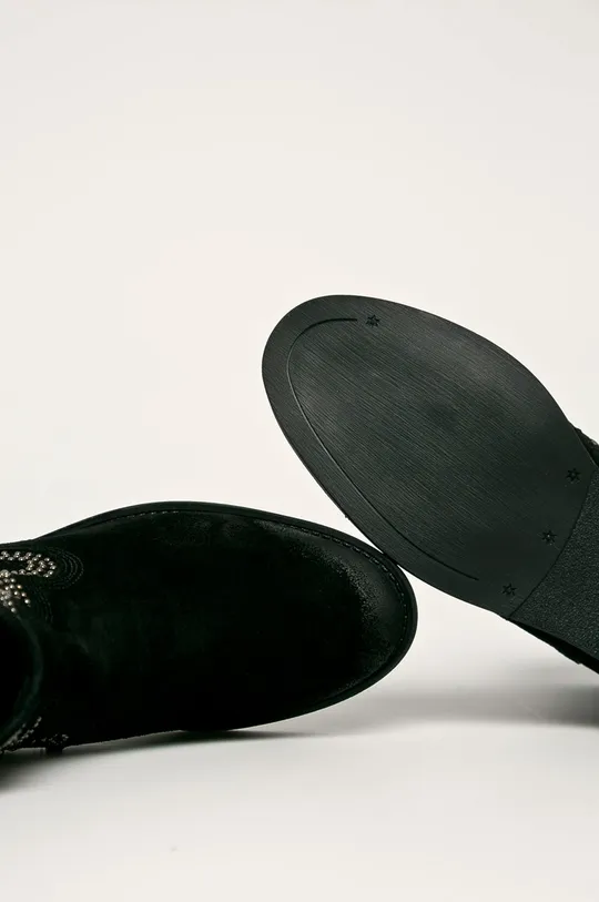 чёрный Badura - Кожаные ботинки