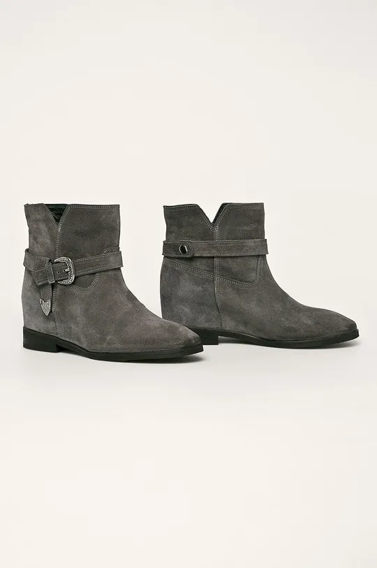 Badura - Кожаные ботинки серый