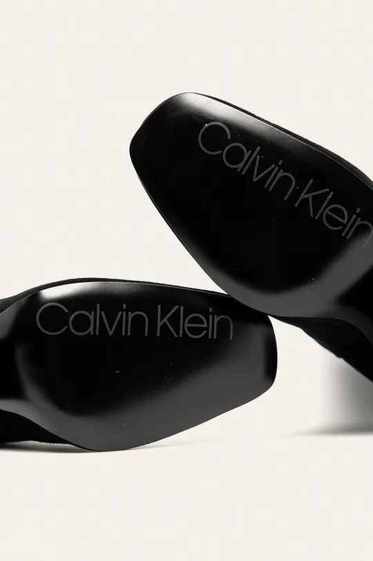 чорний Calvin Klein - Шкіряні чоботи