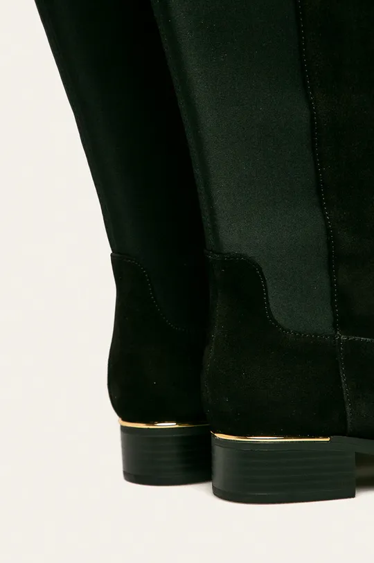 Calvin Klein - Bőr csizma  Szár: textil, szarvasbőr Belseje: szintetikus anyag, textil Talp: szintetikus anyag
