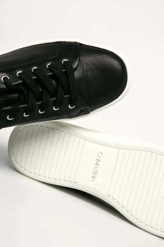 czarny Calvin Klein - Buty skórzane