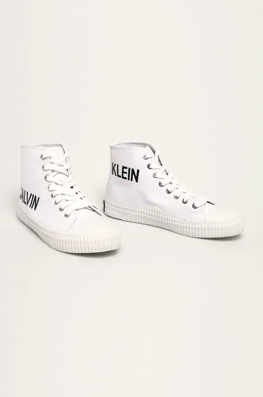 Calvin Klein Jeans - Tenisky biela
