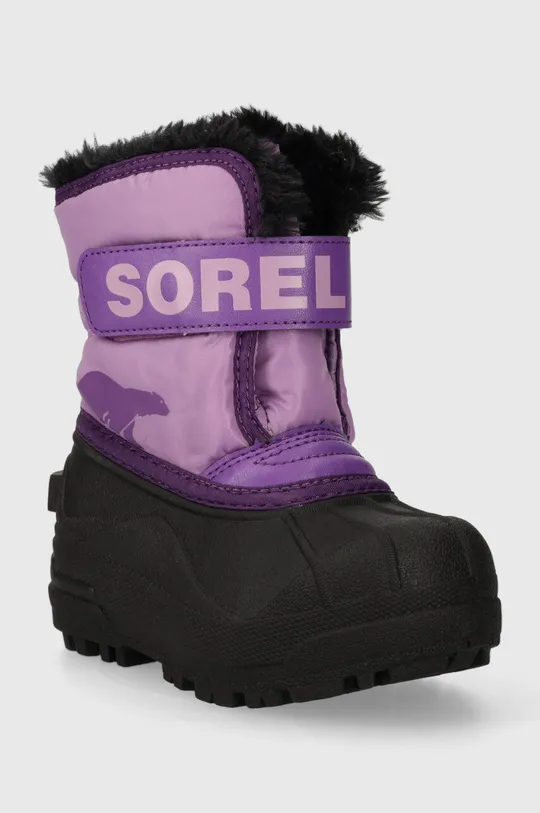Дитячі чоботи Sorel фіолетовий
