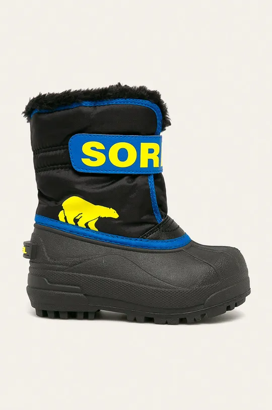 crna Sorel - Zimska obuća Childrens Snow Commander Za djevojčice