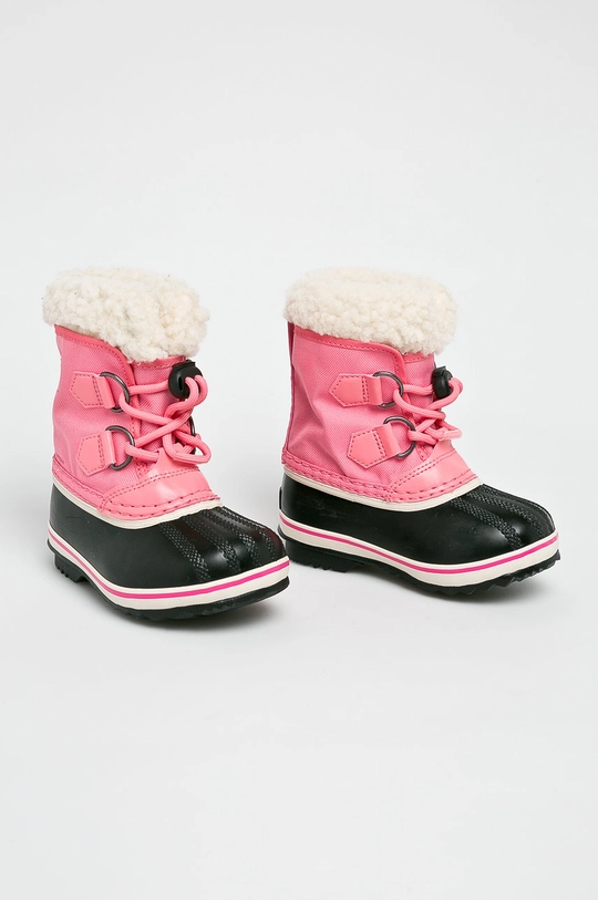 Sorel - Зимние сапоги Childrens Yoot Pac розовый